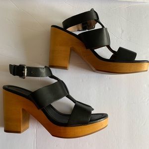 Madewell chunk leather platform sandals